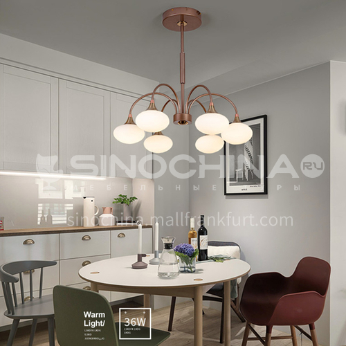 Modern minimalist light luxury lamps Nordic personality creative art living room dining room chandelier-NVC-LX-BXDV1111